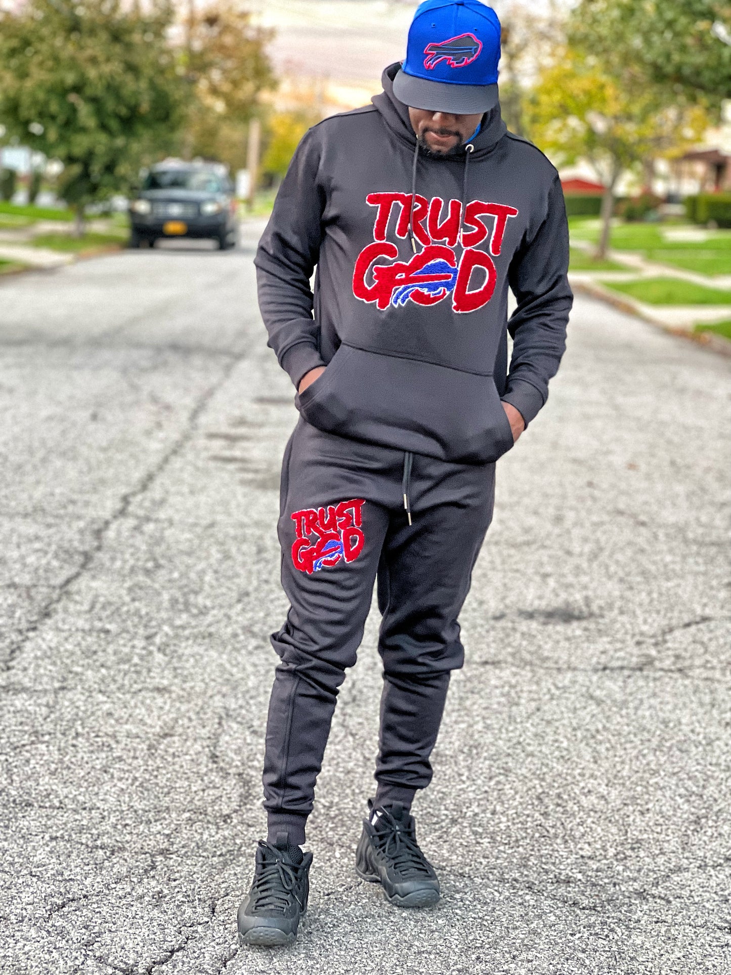 Trust God Bills Sweatsuits