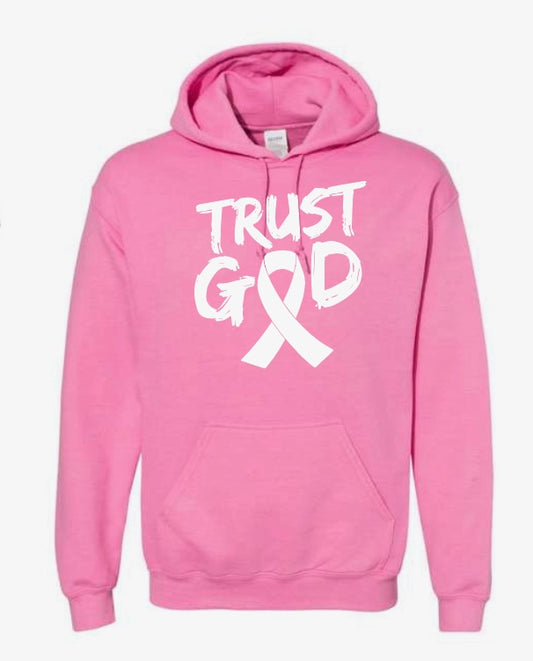 Trust God Breast Cancer Awareness Hoodie